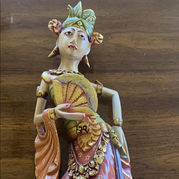 Vintage Balinese Peacock Dancer - Picture 4 of 11